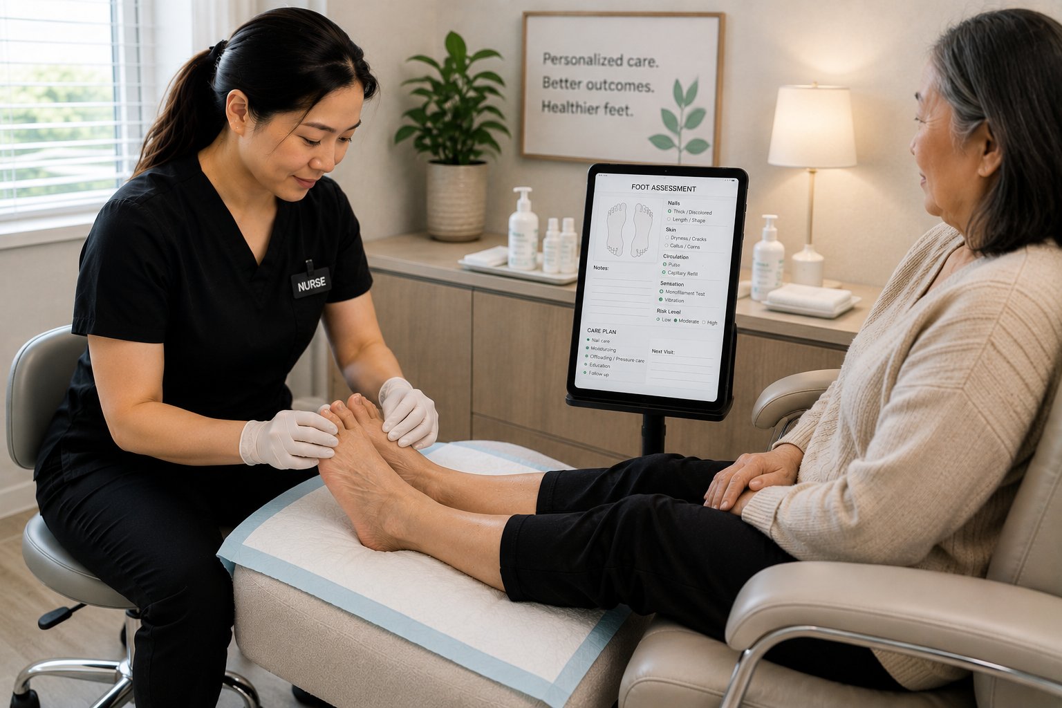 nurse foot assessment